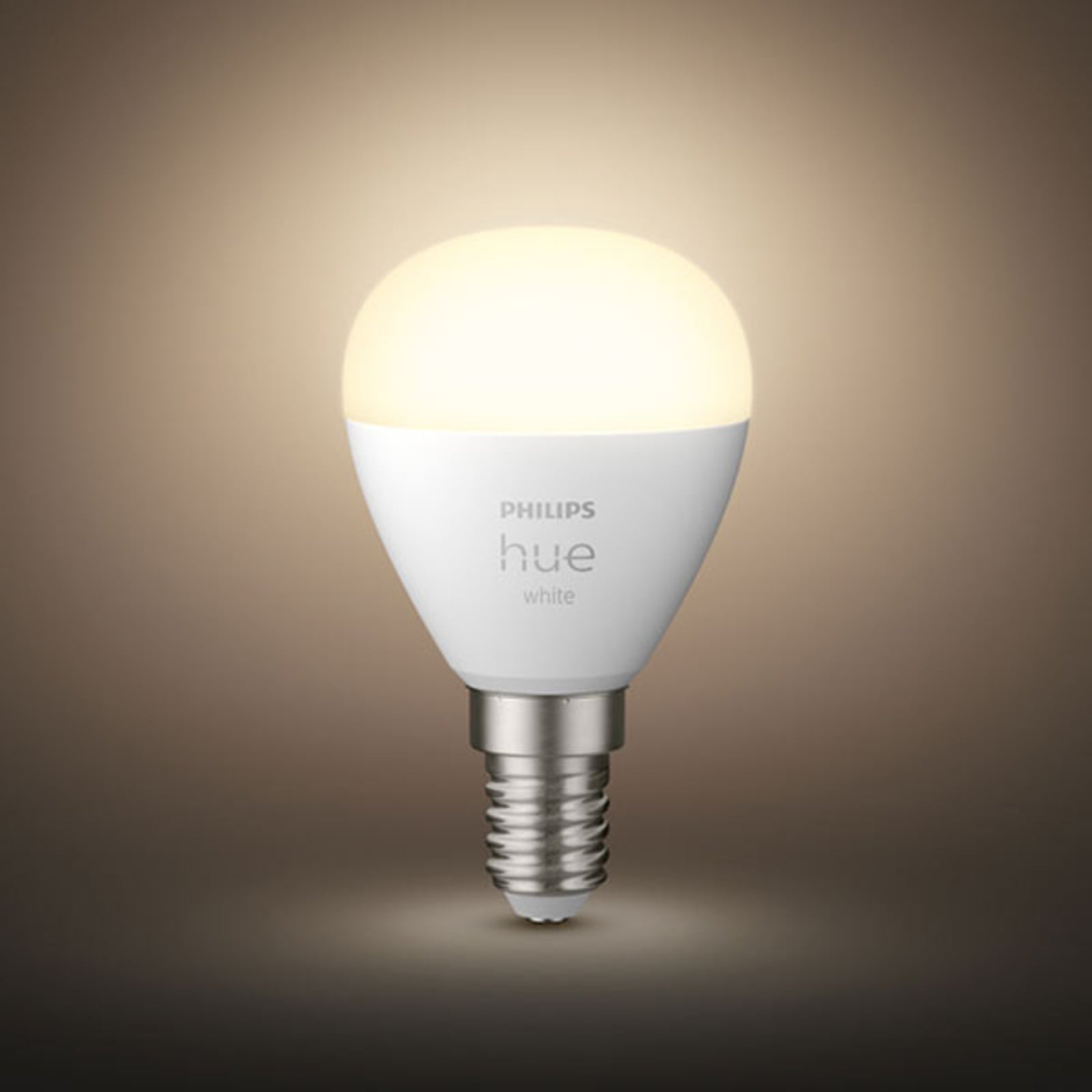 LED-pære E14 dråpeform 5,7W 2700K dimbar Philips Hue bakside