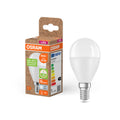 LED-pære E14 dråpeform matt 7,5W 4000K nøytralhvit OSRAM forfra