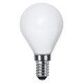 LED-pære E14 dråpeform 4,7W 2700K opal Ra90 STAR TRADING forfra