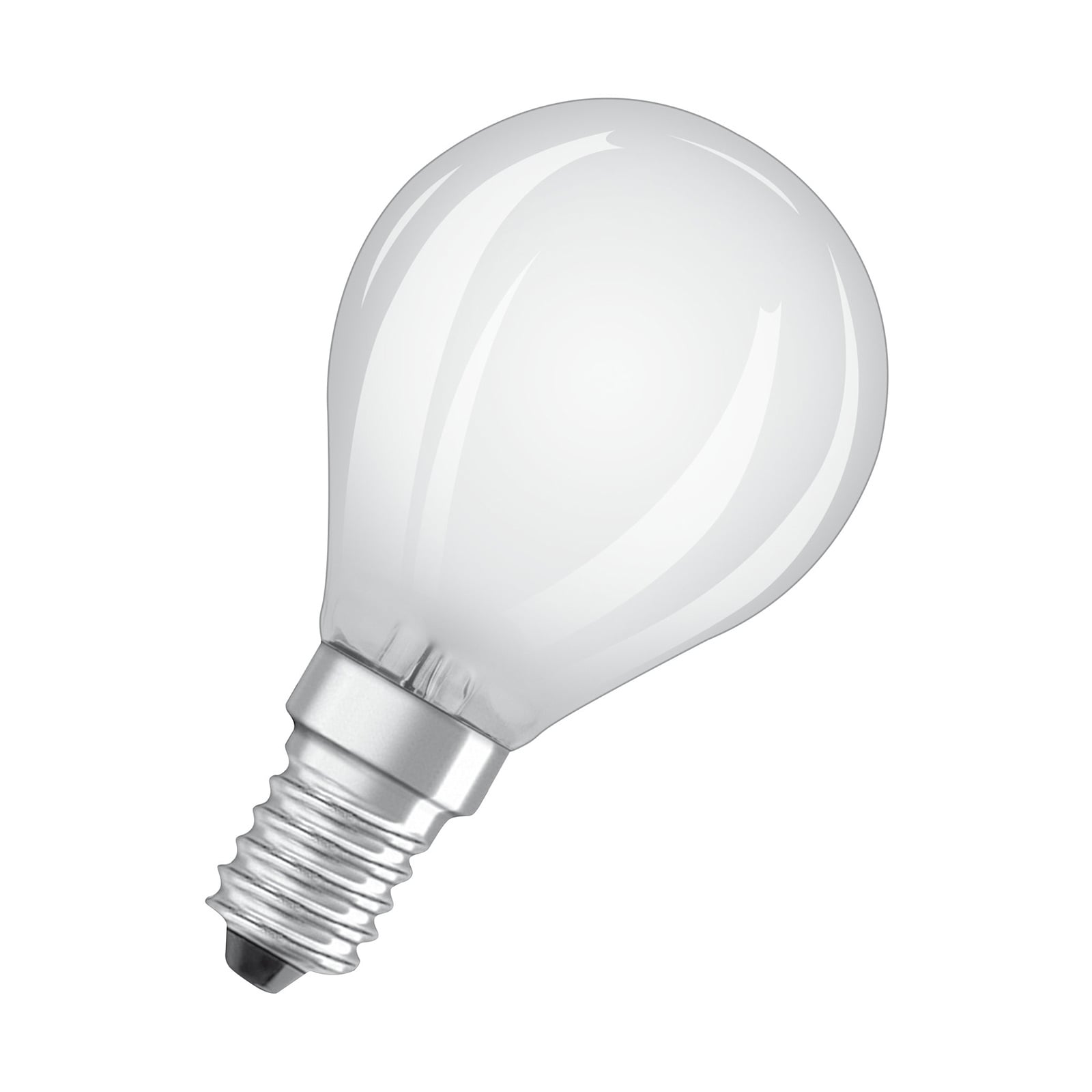 LED-pære E14 dråpeform 5,9W 4000K matt dimbar OSRAM forfra