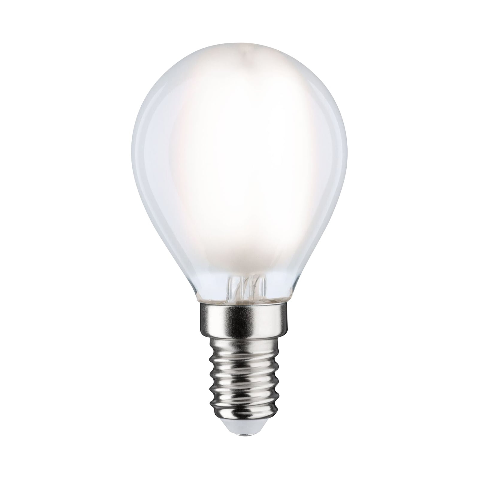 LED-pære E14 dråpeform 6,5W 4000K matt Paulmann forfra