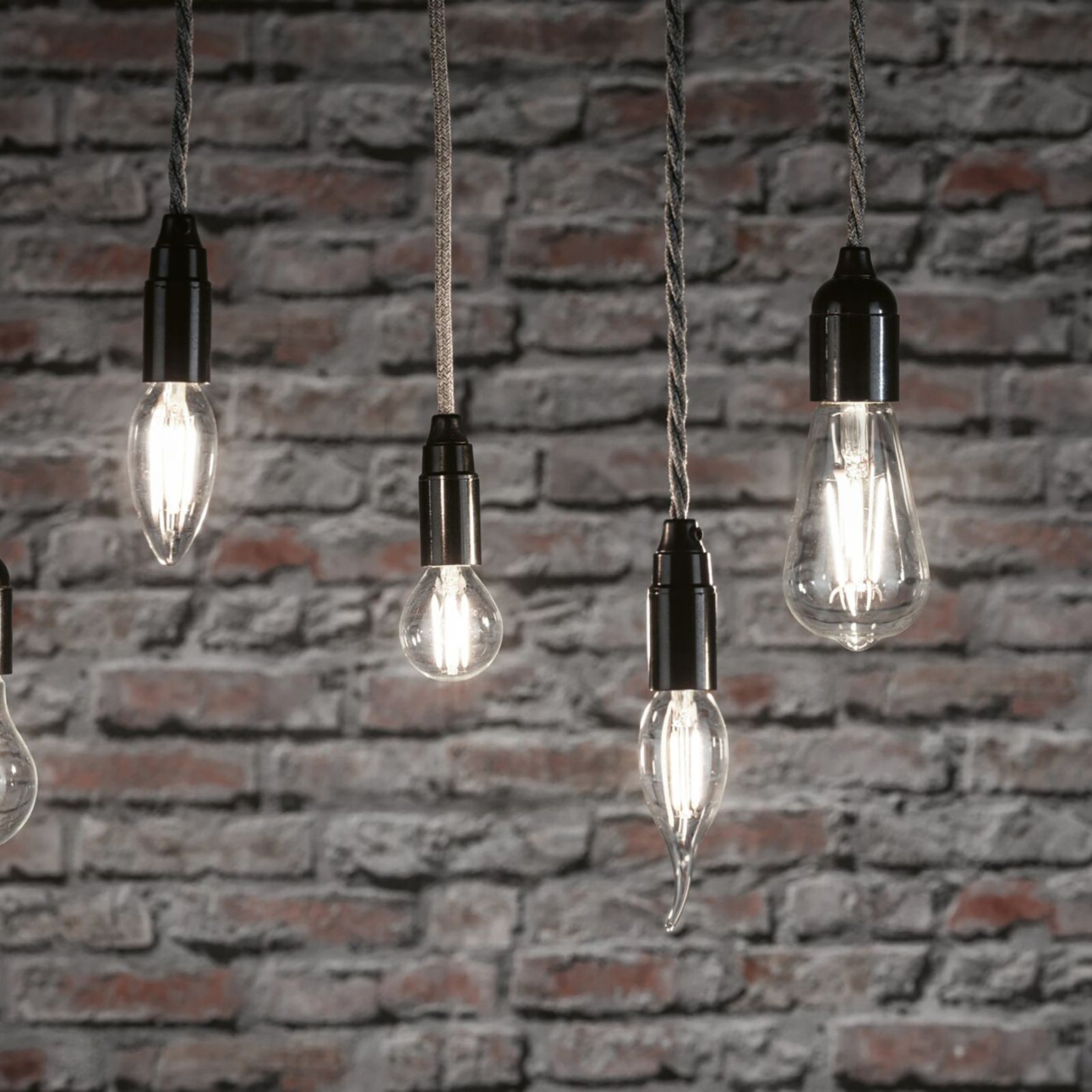 LED-pære E14 dråpeform 6,5W 4000K matt Paulmann detalj