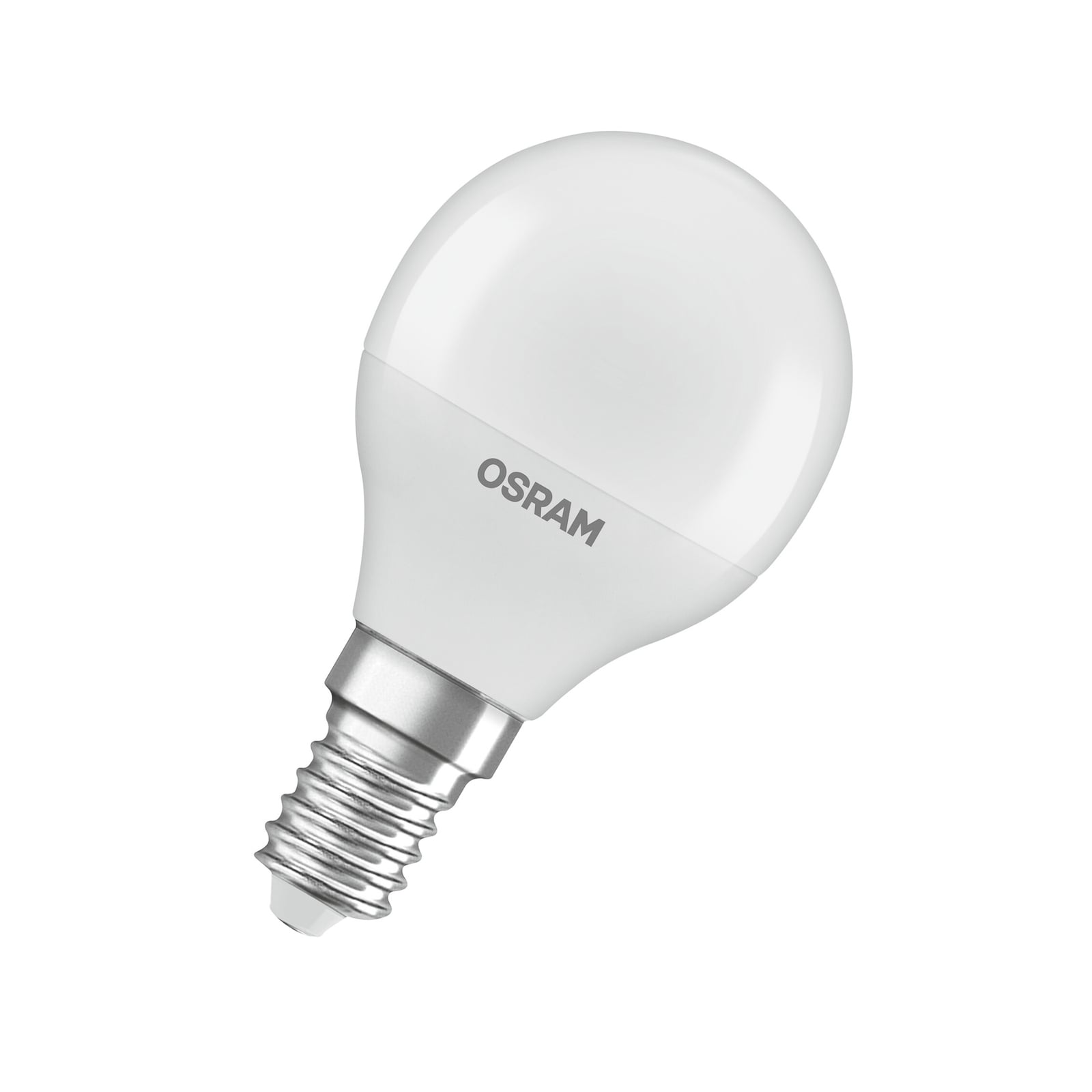 LED-pære E14 dråpeform matt 4,9W 4000K 470lm - OSRAM forfra