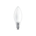 LED-pære E14 kronelysform matt 6,5W 2700K varmhvit Philips forfra