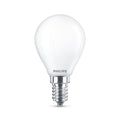 LED-pære E14 P45 dråpeform 6,5W 2700K matt Philips forfra