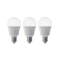 LED-pære E27 11W opal 3000K varmhvit 3-pack - Lindby forfra