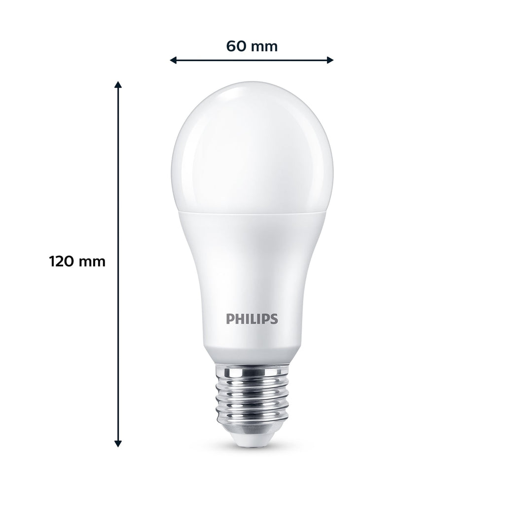 Detalj av LED-pære E27 13W 2700K 1521lm matt 6-pakning Philips