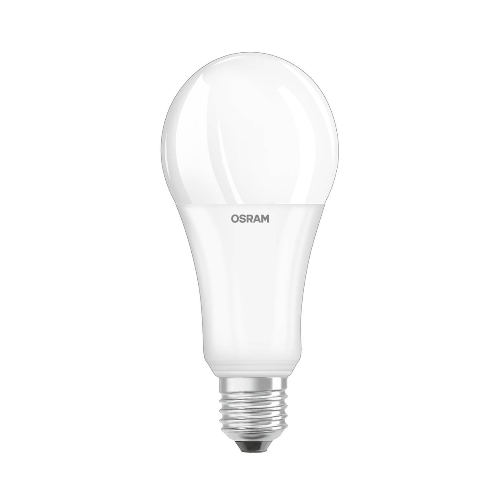 LED-pære E27 20W 2700K opal dimbar 2452lm - OSRAM forfra