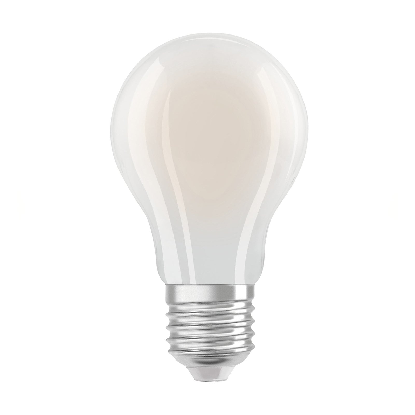 LED-pære E27 2,2W 4000K nøytralhvit dimbar matt OSRAM forfra
