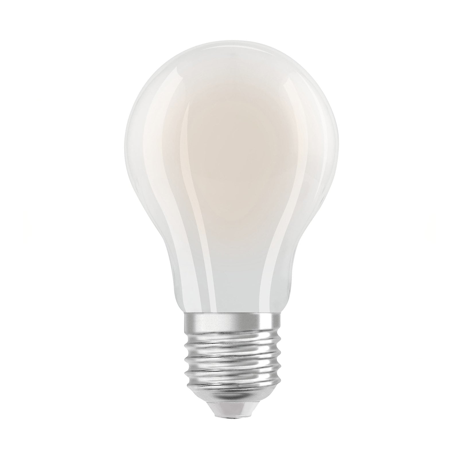 LED-pære E27 3,8W 4000K 806lm matt dimbar OSRAM forfra