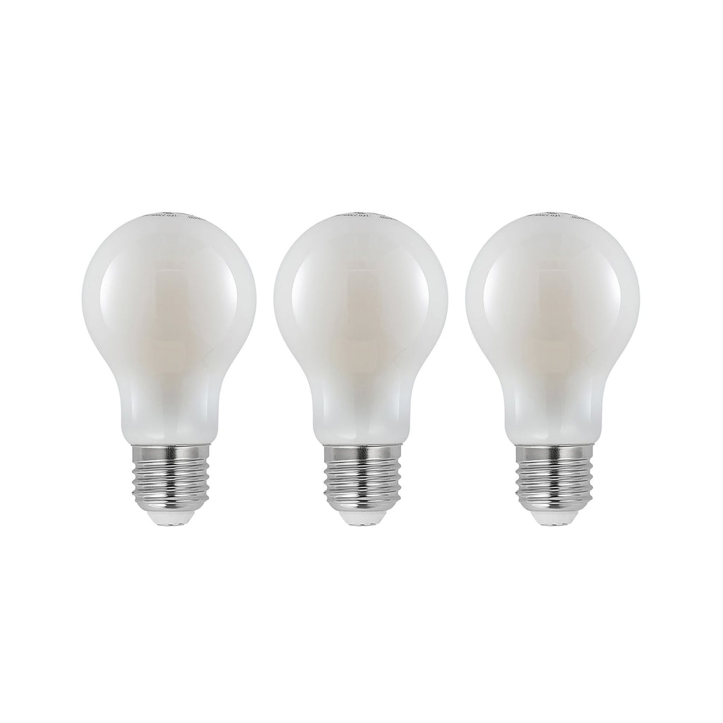 LED-pære E27 4W 2700K dimbar opal 3-pakk Arcchio forfra