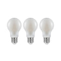 LED-pære E27 4W 2700K dimbar opal 3-pakk Arcchio forfra