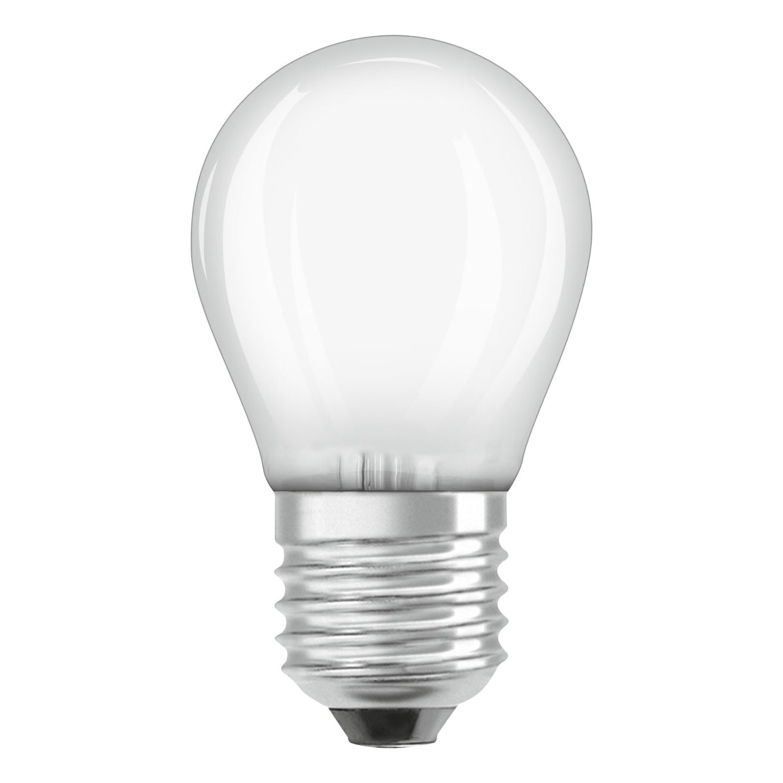 LED-pære E27 5,9W dråpeform matt 2700K 806 lm - OSRAM forfra
