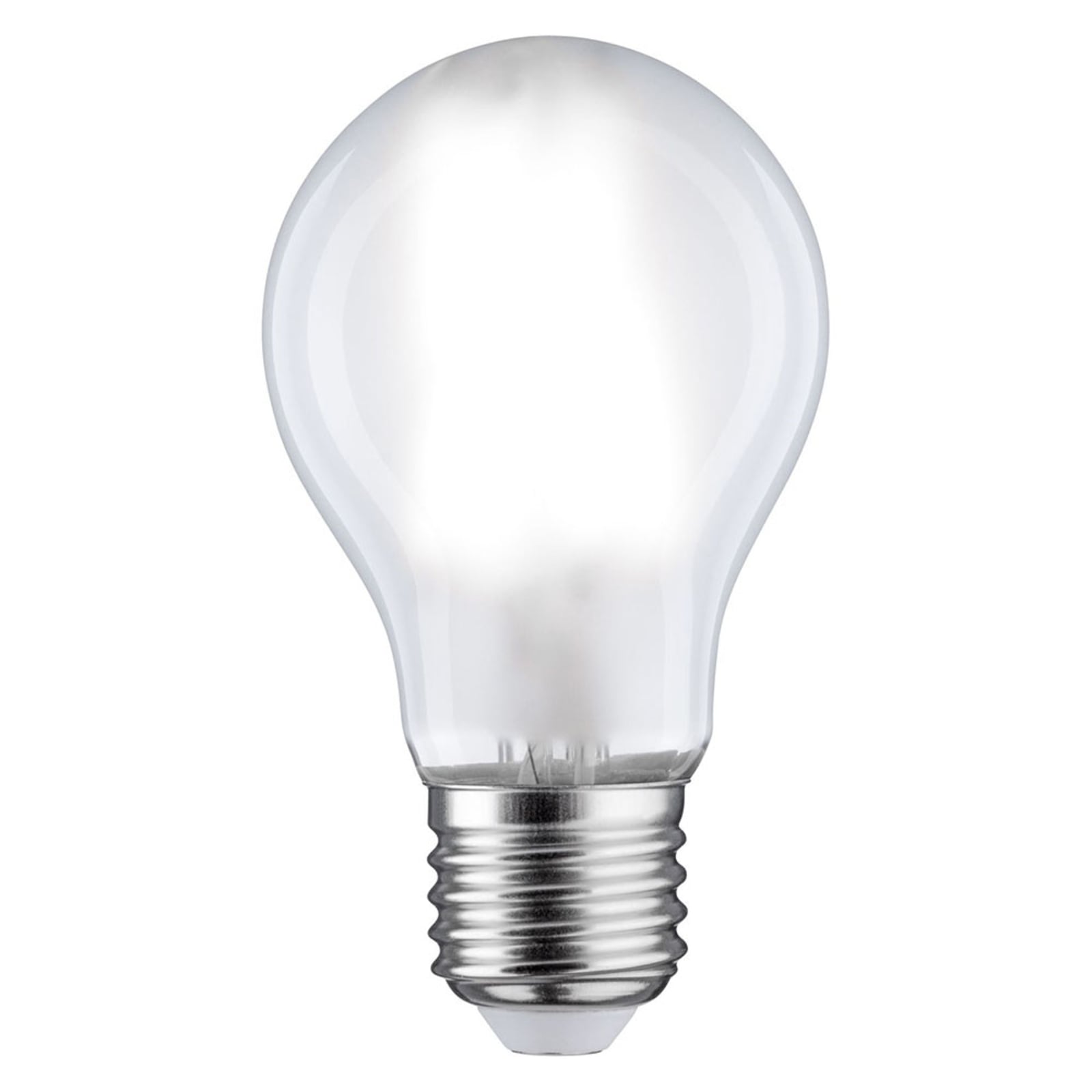 LED-pære E27 7,5W 6500K 806lm dimbar matt fra Paulmann forfra