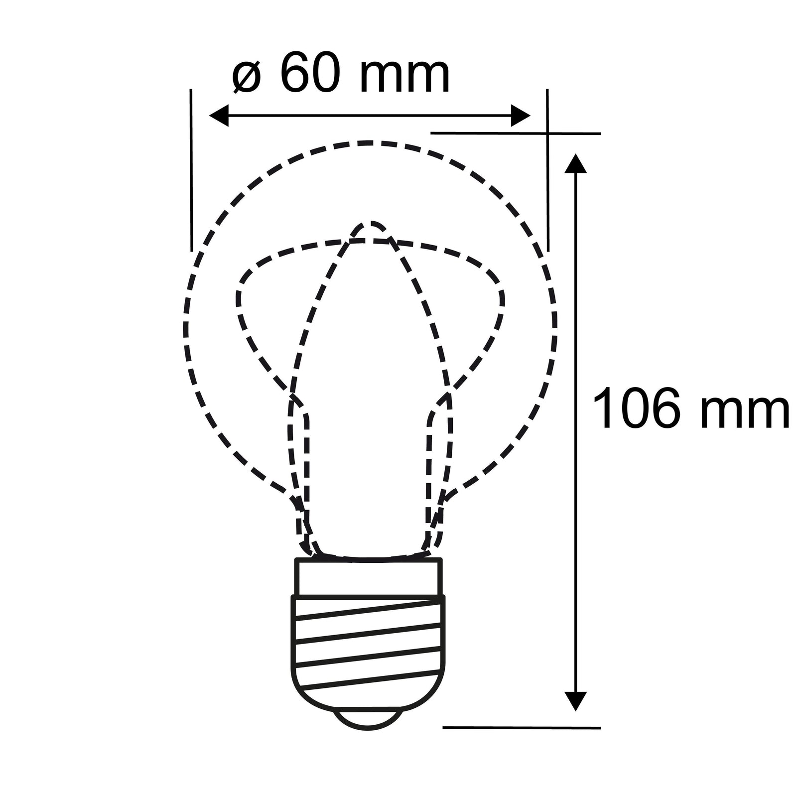 LED-pære E27 7,5W 6500K 806lm dimbar matt Paulmann i bruk