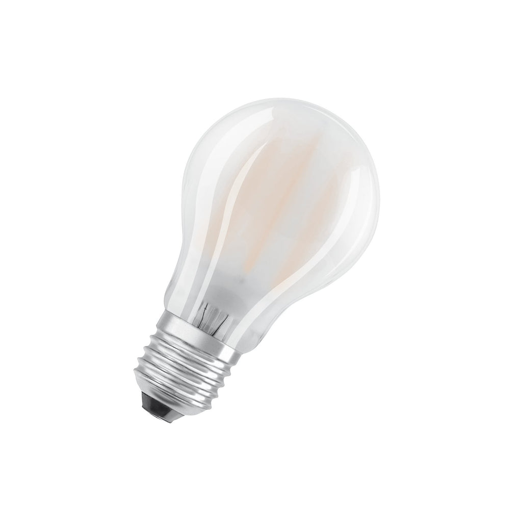 LED pære E27 7W 2700K matt pæreform 6-pk bakside