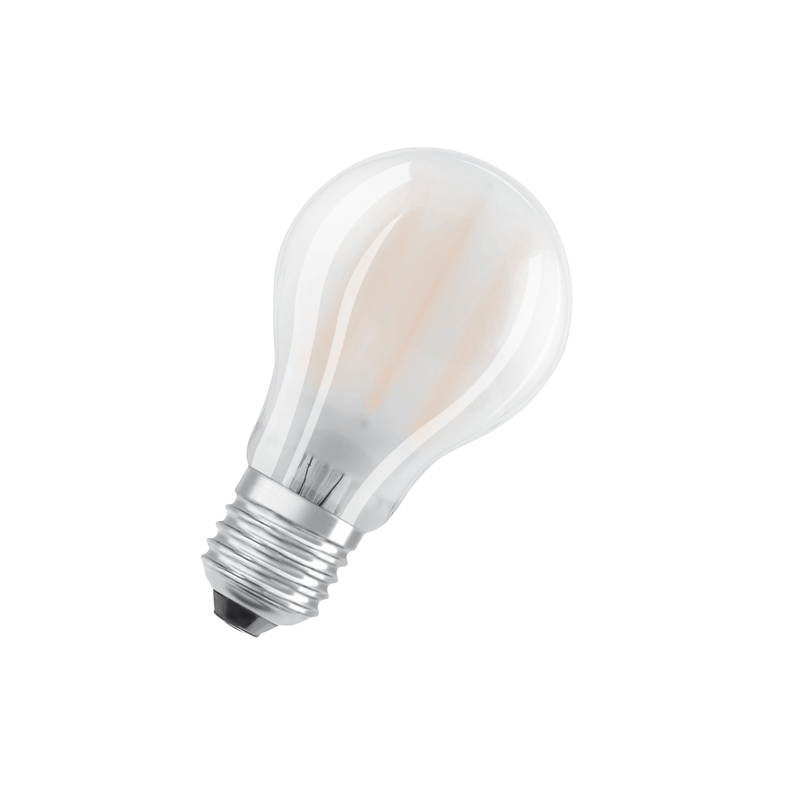 LED pære E27 7W 2700K matt pæreform 6-pk bakside