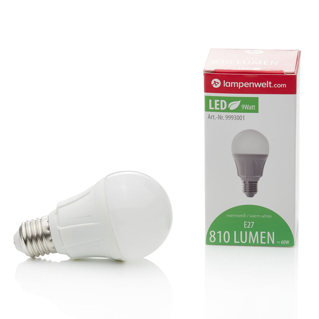 LED-pære E27 8,5W pæreform matt 3000K 806 lm - Lindby detalj