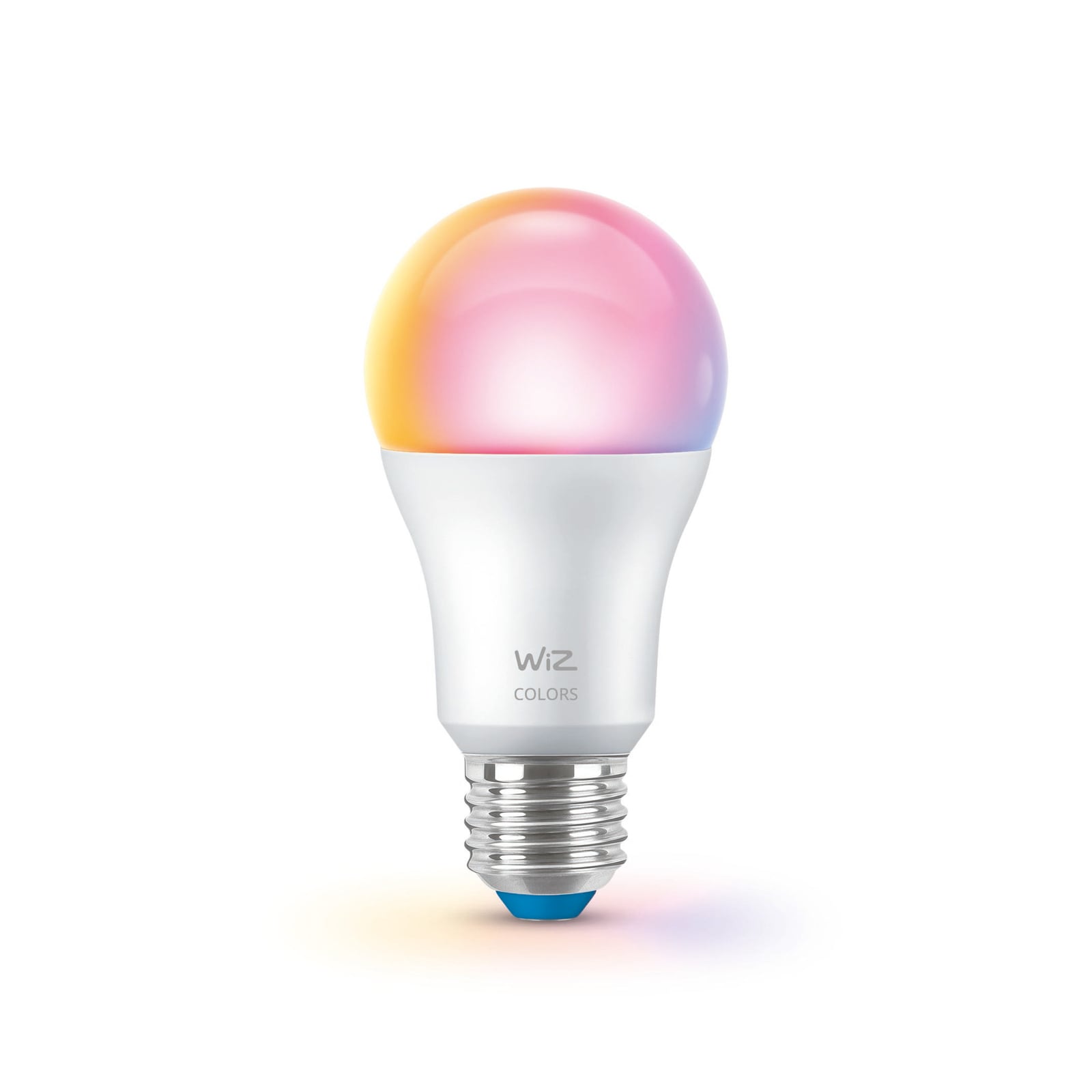 LED-pære E27 8,5W RGBW matt dimbar WiFi - WiZ forfra
