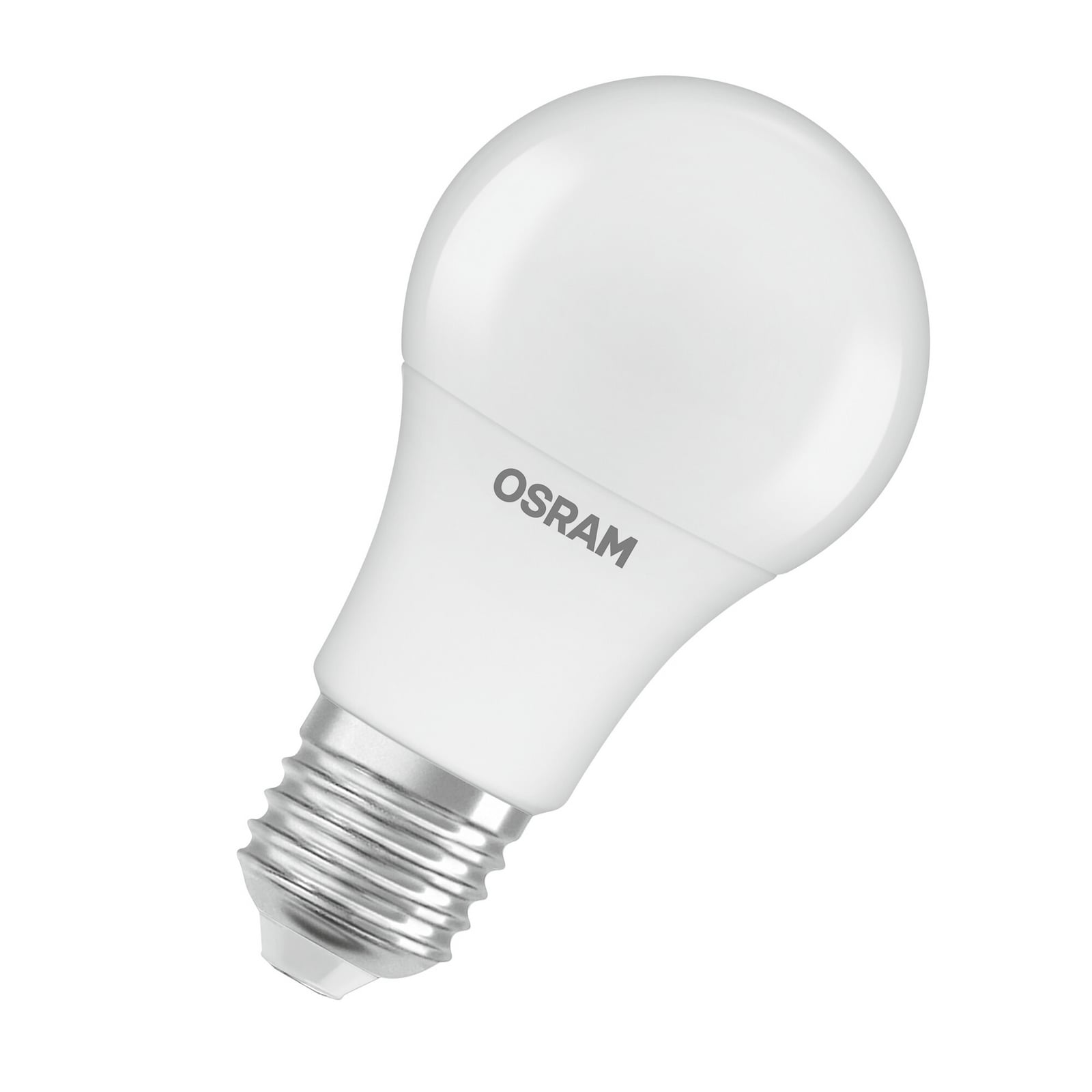 LED-pære E27 8W 806lm 2700K varmhvit opal 6-pakning OSRAM bakside
