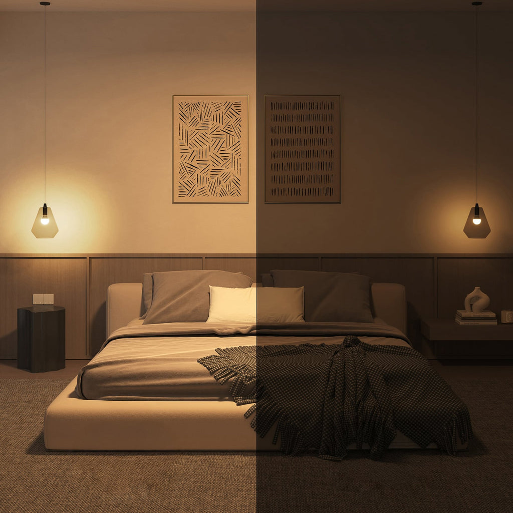 LED-pære E27 8W pæreform RGB CCT dimbar 3-pakning - Philips Hue pakket