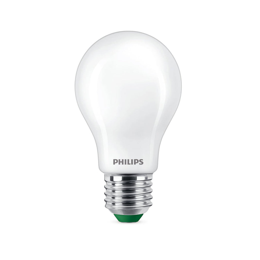 LED-pære E27 A60 5,2W 1095lm 4000K nøytralhvit matt Philips forfra