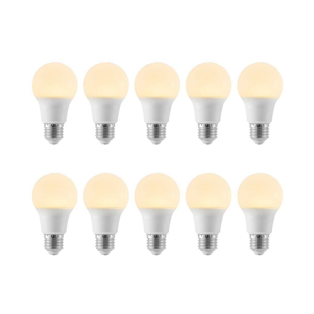 LED-pære E27 A60 8W 806lm 3000K opal 10-pakning - Arcchio forfra