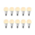 LED-pære E27 A60 8W 806lm 3000K opal 10-pakning - Arcchio forfra