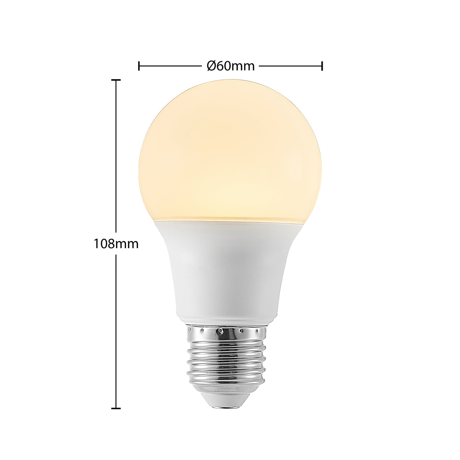 LED-pære E27 A60 8W 806lm 3000K opal 10-pakning - Arcchio detalj