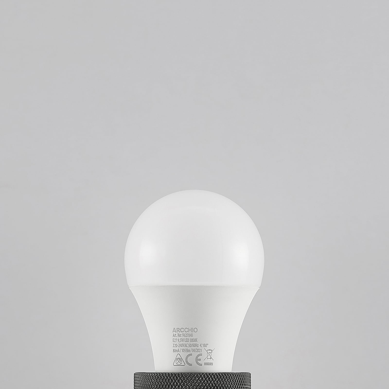 LED-pære E27 A60 9,5W opal 3000K 1055 lm nærbilde av pære