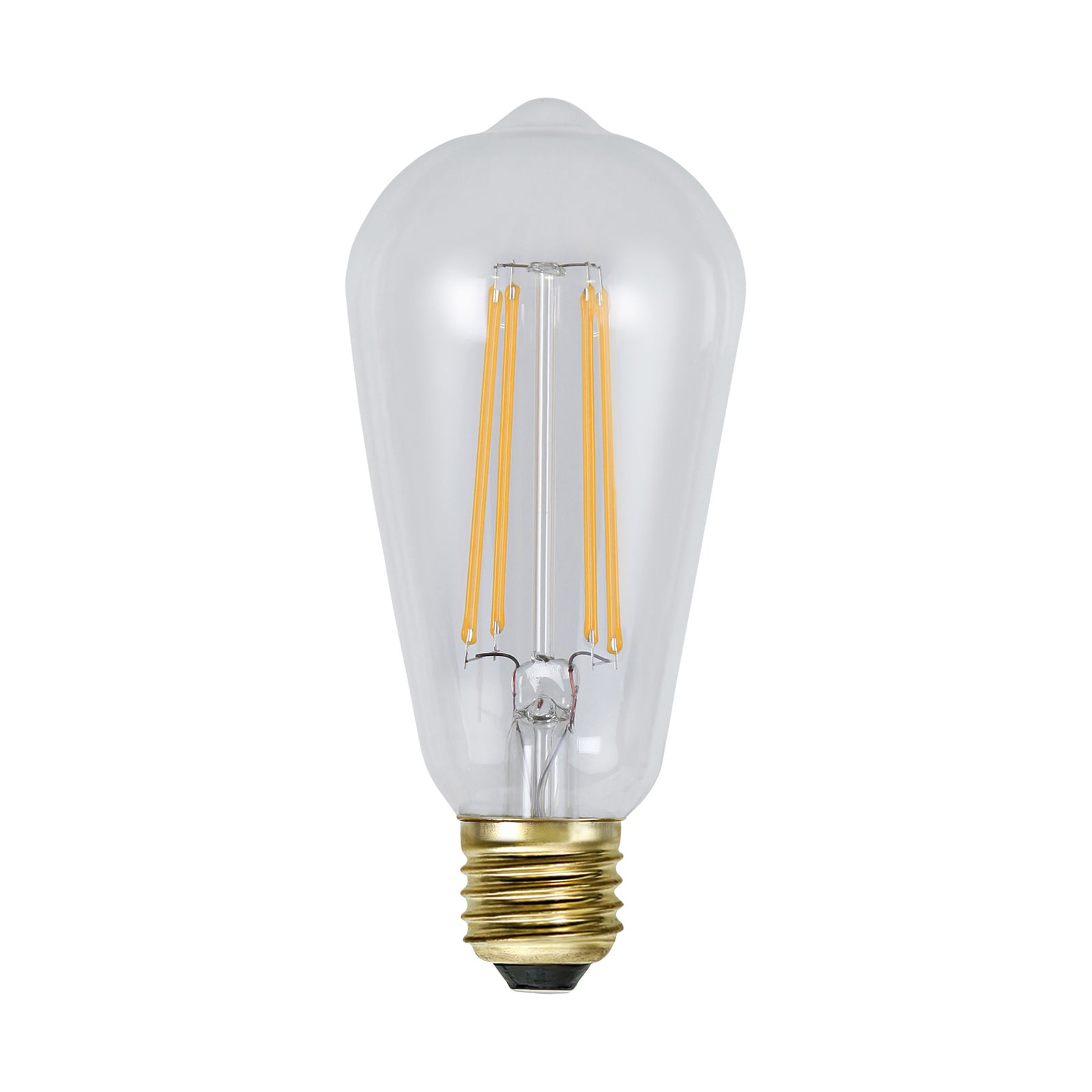 LED-pære E27 ST64 3,6W 2100K klar dimbar forfra