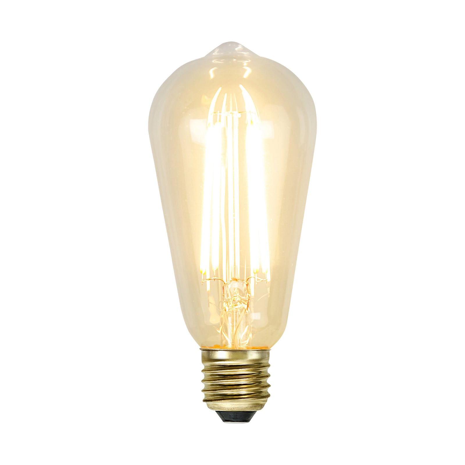 LED-pære E27 ST64 3,6W 2100K klar dimbar nærbilde