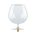 LED-pære Floating Cognac klar E27 6W 2200K dimbar forfra