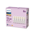 LED-pære G9 1,9W 2700K varmhvit matt 6-pakning - Philips forfra