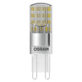 LED-pære G9 2,6W 2700K varmhvit 320 lm klar - OSRAM forfra