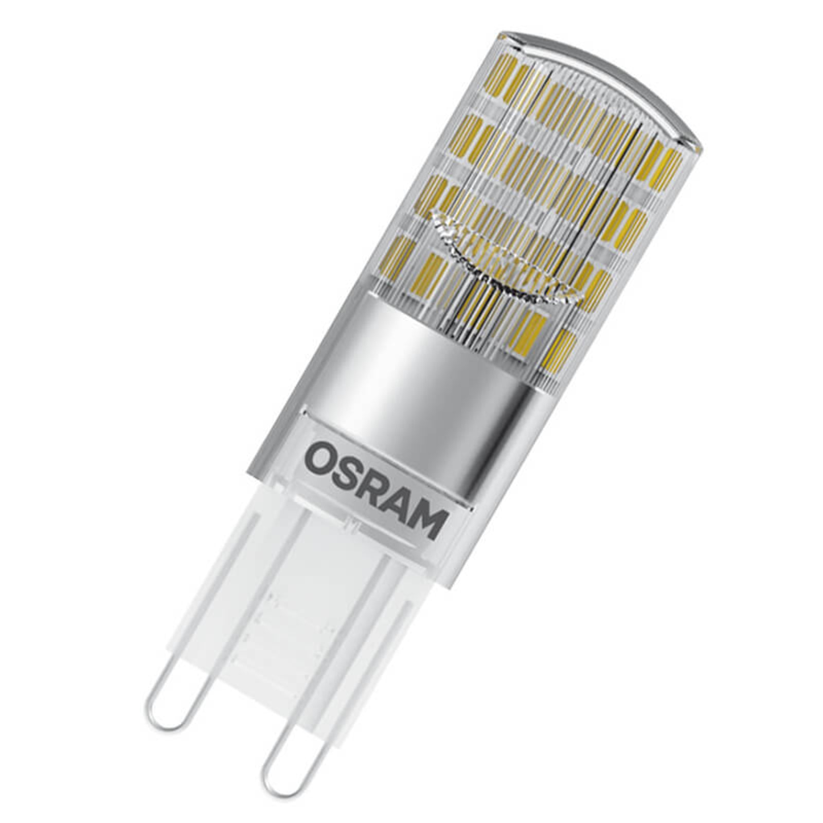 LED-pære G9 2,6W 2700K varmhvit 320 lm klar - OSRAM nærbilde