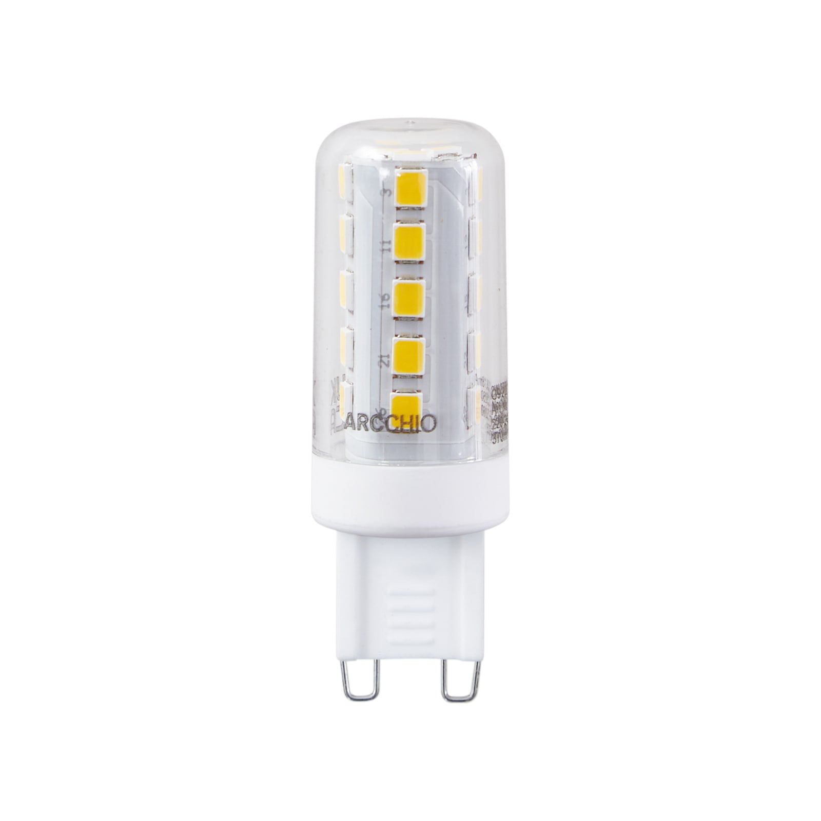 LED-pære G9 2,6W klar 3000K varmhvit 485 lm - Arcchio bakside