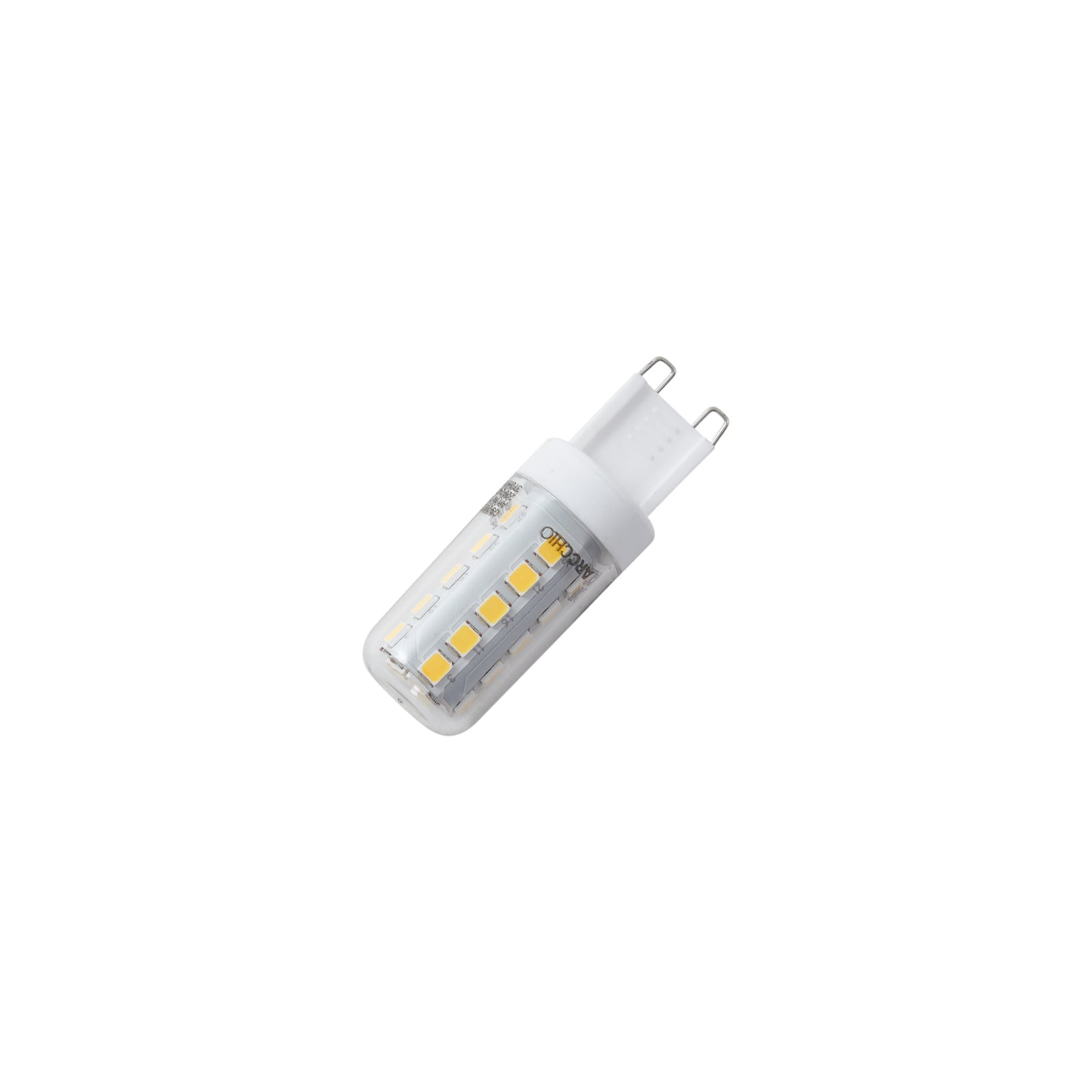 LED-pære G9 2W 3000K varmhvit klar 370 lm - Arcchio energimerking