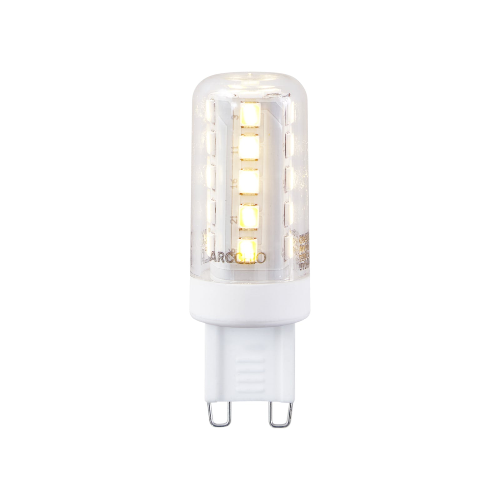 LED-pære G9 2W klar 2700K varmhvit 370 lm - Arcchio forfra