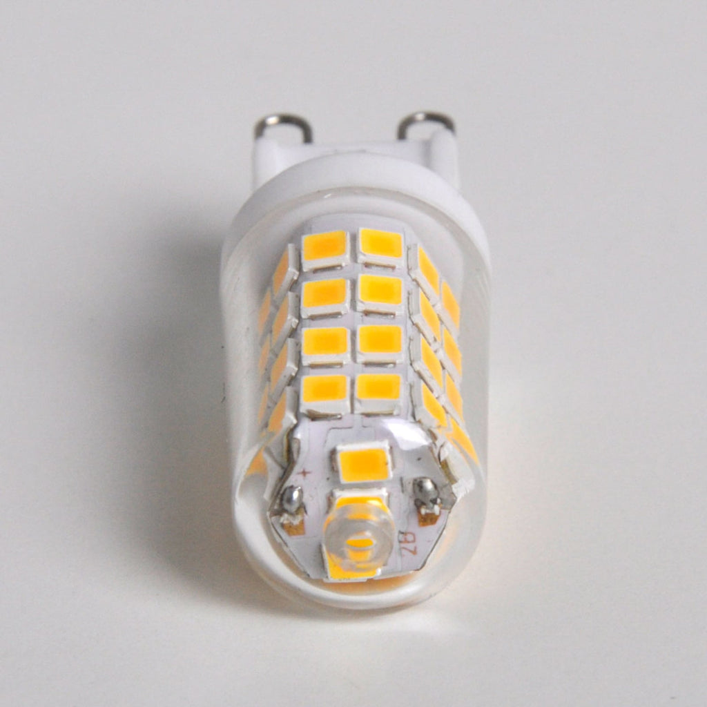 LED-pære G9 3W 3000K varmhvit klar 3-pakning side