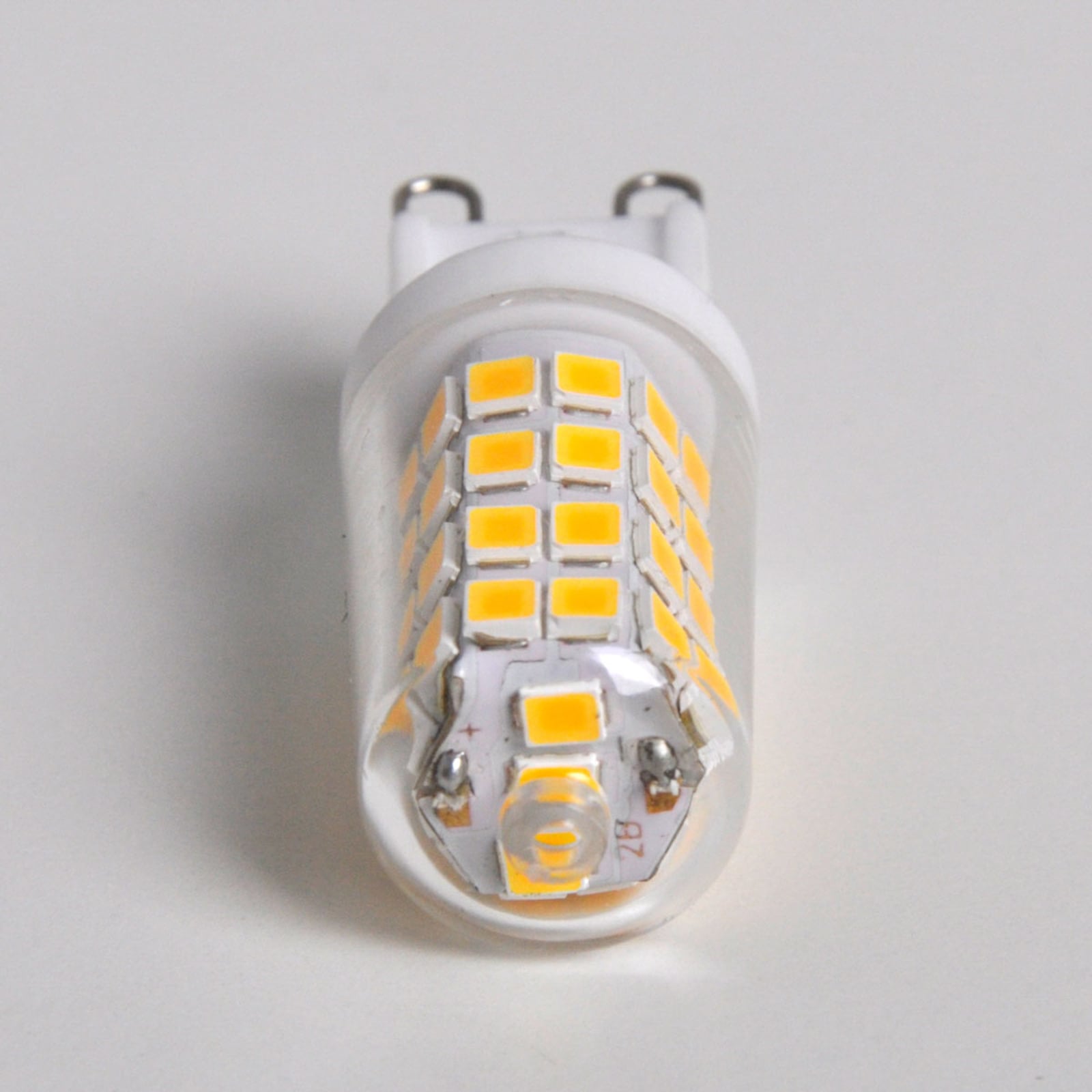 LED-pære G9 3W 3000K varmhvit klar 3-pakning side