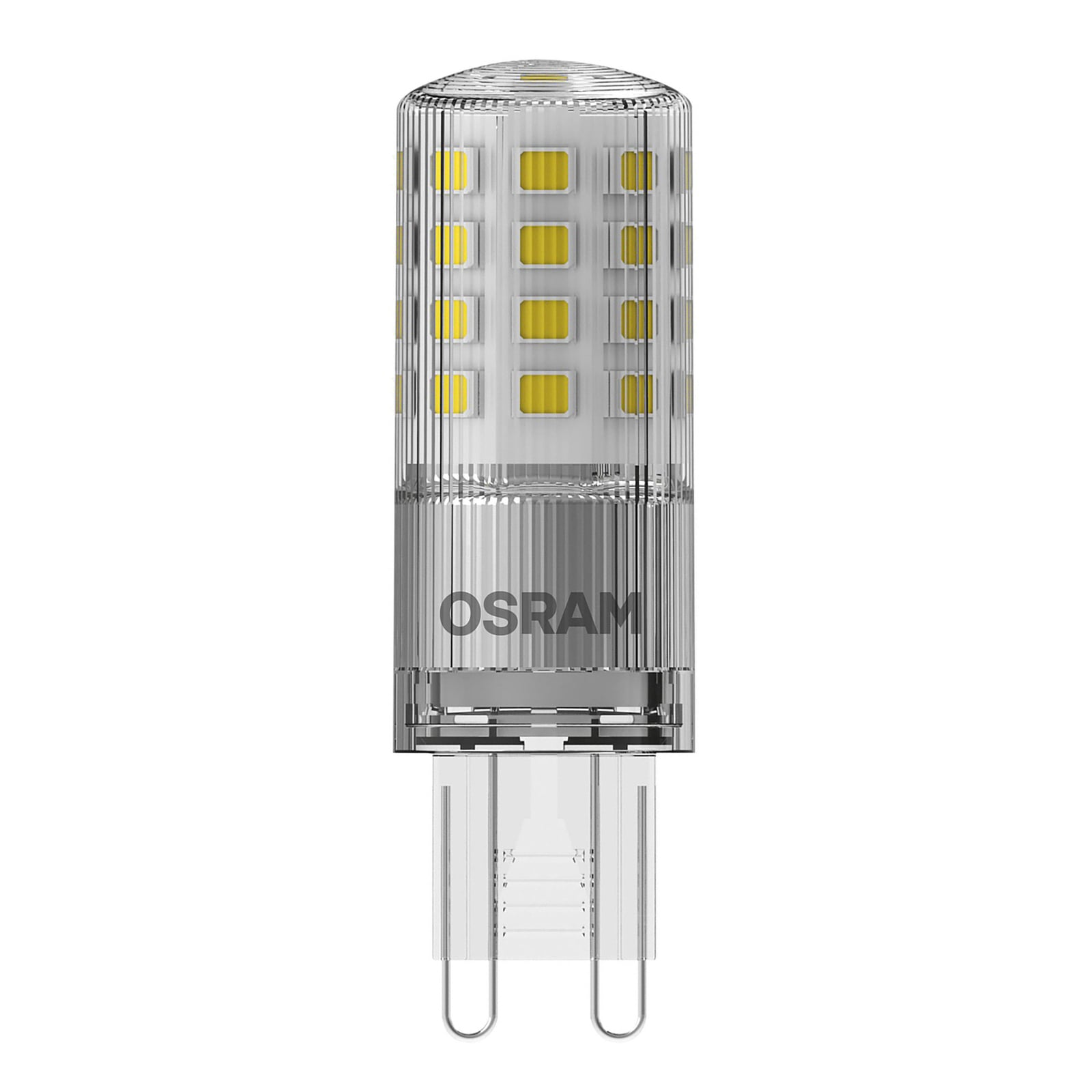LED-pære G9 4,4W 2700K 600lm klar dimbar - OSRAM forfra
