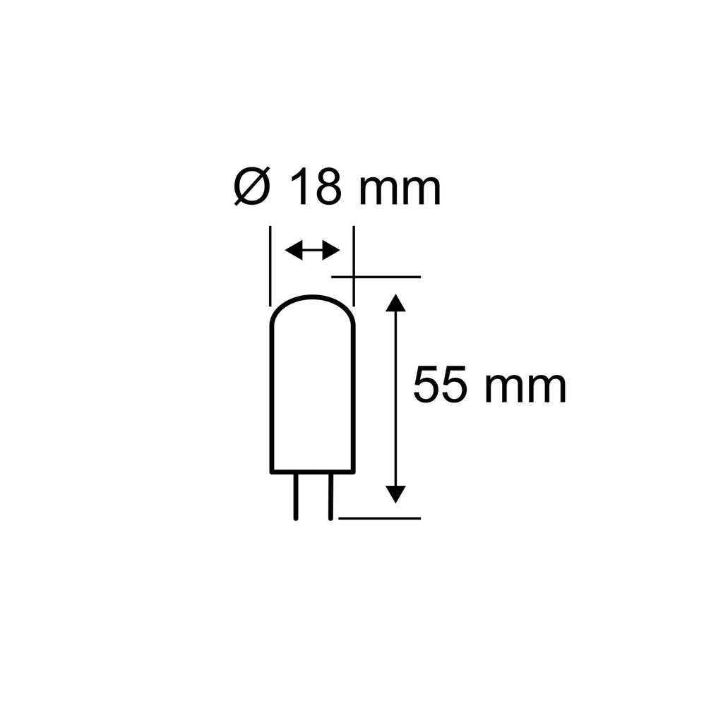 LED-pære G9 4W dim-to-warm 3000K-2000K dimbar Paulmann nærbilde