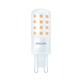 LED-pære G9 4W matt dimbar 480lm 2700K varmhvit - Philips forfra