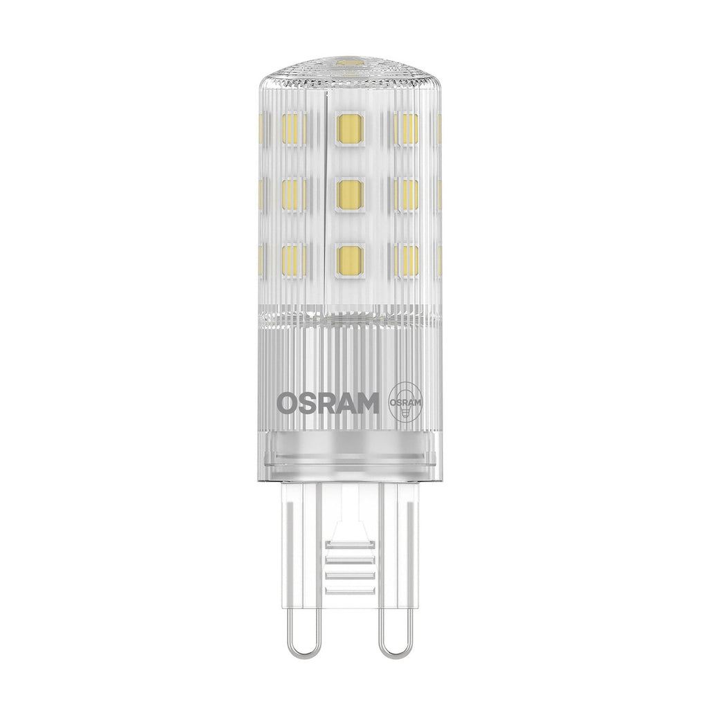 LED-pære G9 4,9W 4000K nøytralhvit 806 lm klar OSRAM forfra