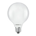 LED-pære Globe G125 E27 7,2W matt 2700K 1521 lm forfra