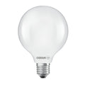 LED-pære Globe G95 E27 3,8W 2700K varmhvit matt forfra