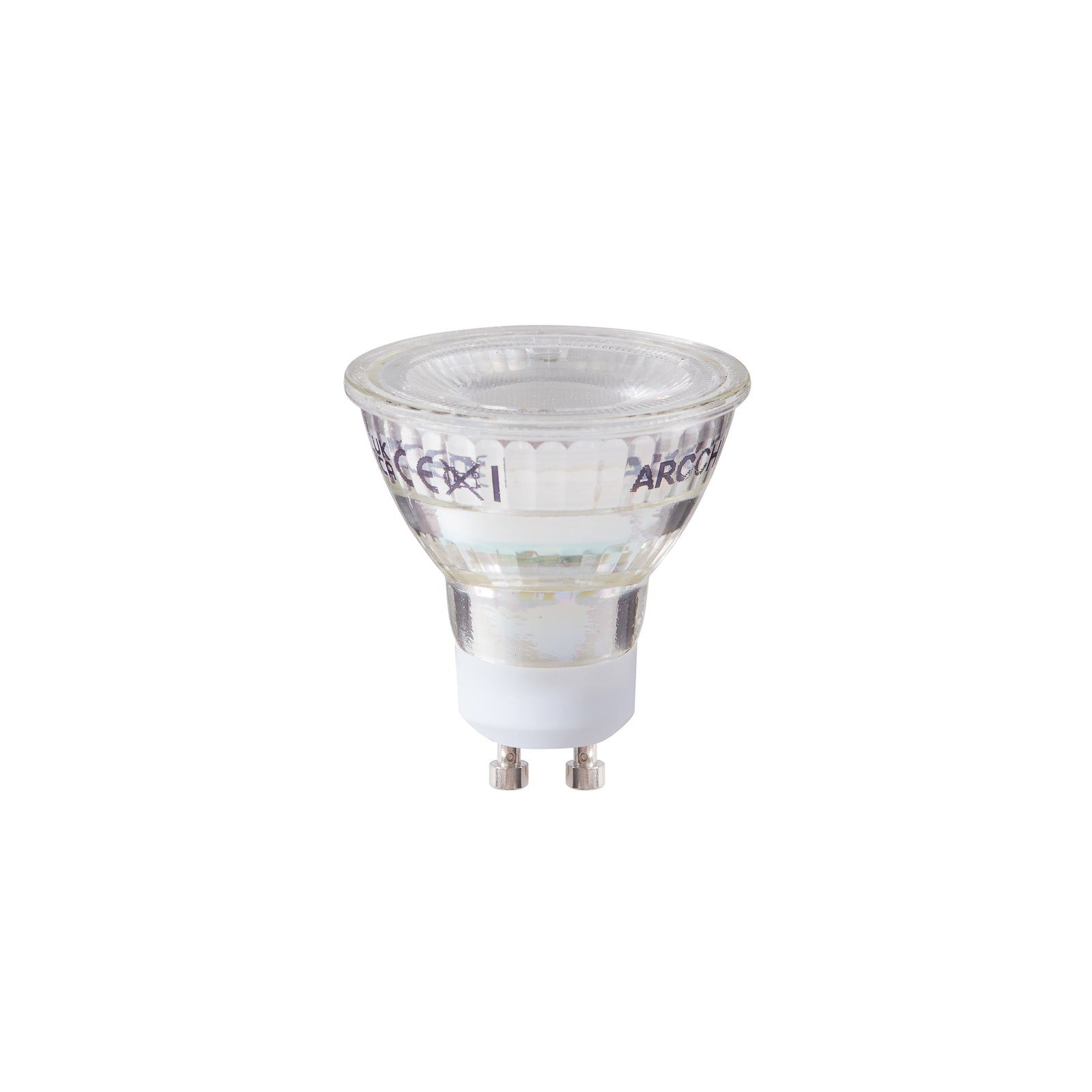 LED-pære GU10 2,5W PAR16 klar 450 lm kaldhvit 6500K - Arcchio montert