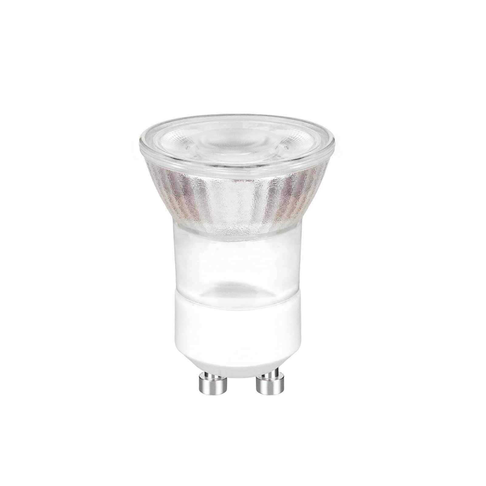 LED-pære GU10 3,5W 2200/2700K dimbar klar Ø3,5 cm - HighLight forfra