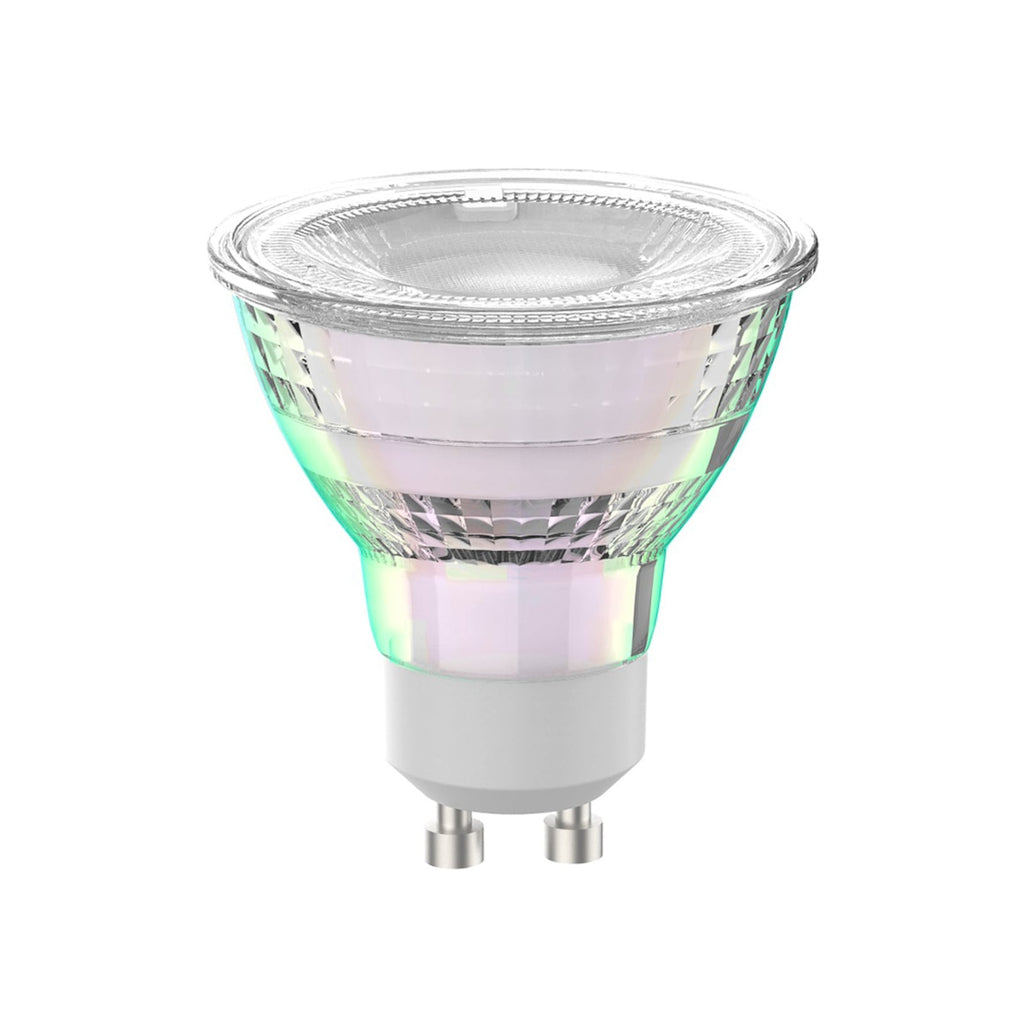 LED-pære GU10 4,7W 2700K 100° 850lm glass bakside